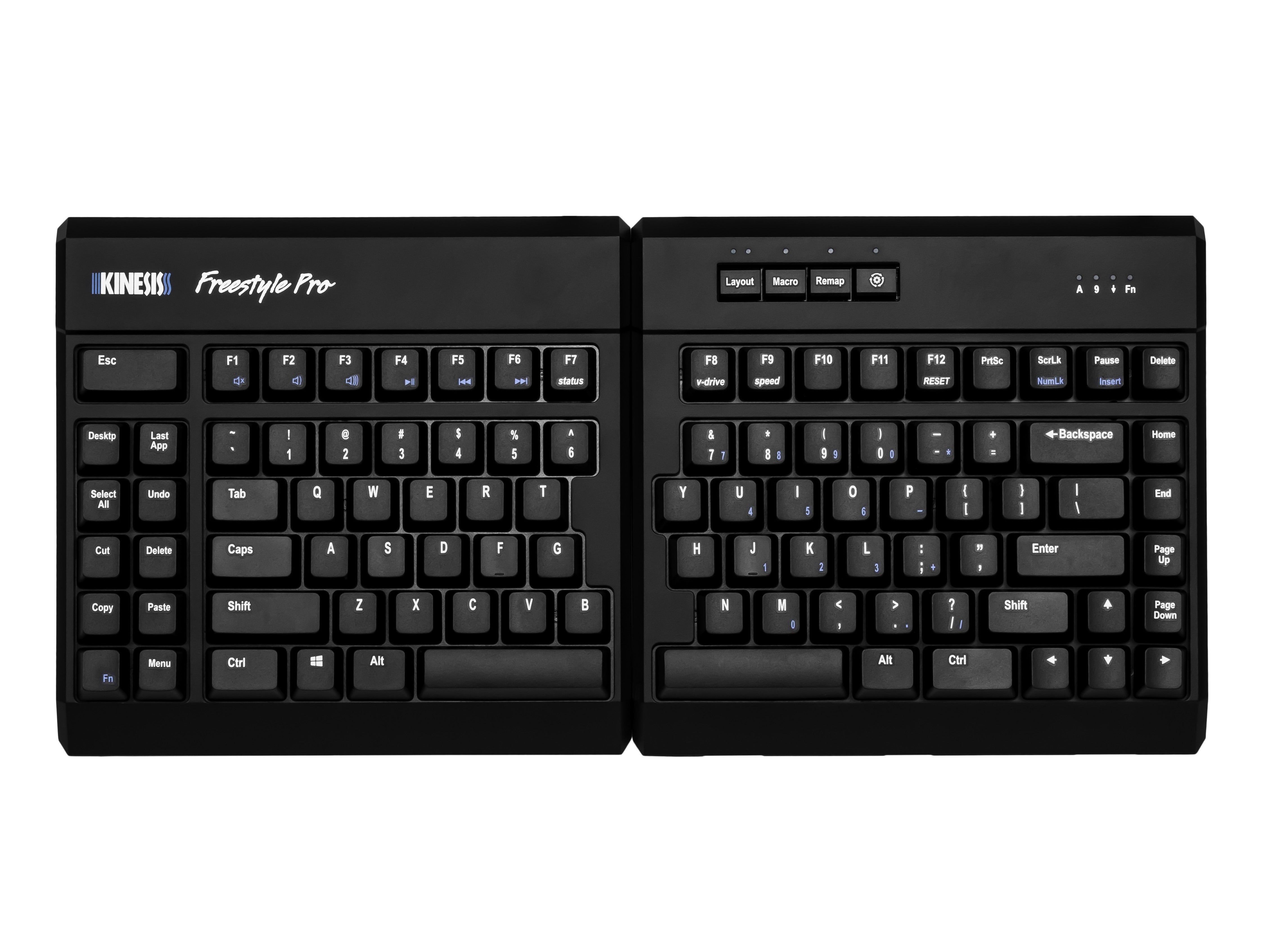 Kinesis Freestyle Pro split mechanical keyboard Cherry MX Brown Silent Red switches SmartSet programmable ergonomic