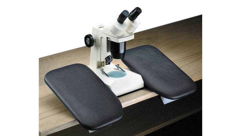 Microscope Forearm Rest | Adjustable Lab Support - R&D Ergonomics