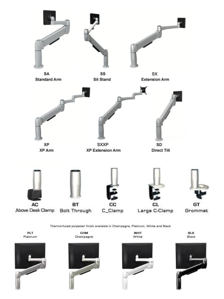 Adapt SpaceCo SpaceArm Standard Monitor Arm