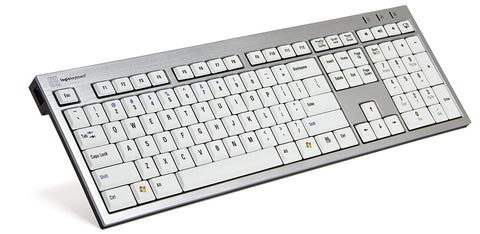 LogicKeyboard Premium Slim Line PC Keyboard - US English SKB-AJPU-US