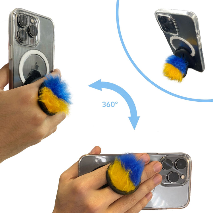 Ukraine G-Hold Ergonomic Phone Holder & Stand - Support Ukraine - Ukraine Flag / Universal Ukraine G-Hold Ergonomic Phone Holder & Stand - Support Ukraine - Ukraine Flag / Universal