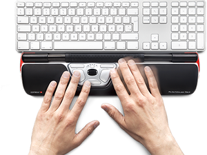 Contour RollerMouse Red centered ergonomic mouse - RSI prevention pointing device