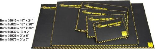 ErgoKneel Extreme anti-fatigue standing mat for fixed workstations - ergonomic floor cushion assortment