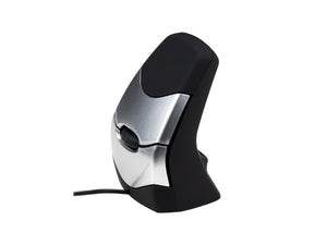 Kinesis DXT ergonomic mouse ambidextrous wired and wireless - vertical mouse for wrist pain relief side view
