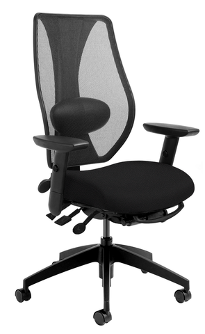 ergoCentric tCentric Hybrid Multi Tilt Mesh Back Chair (Petite, Standard & Plus)