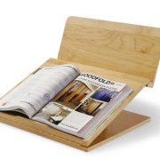 Woodfold Classic slant board with book ergonomic reading angle integrated ledge prevents sliding
